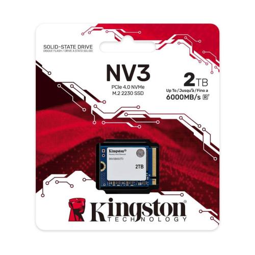 [SNV3SM3/2T0] Unidad de Estado Sólido Kingston NV3 de 2TB                                                                                                                                                                                                                              