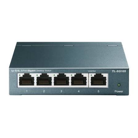[TL-SG105] Switch de Red Doméstico 5 Puertos TP-Link Metálico