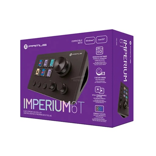 [PSD-60BK] Stream Deck Primus Gaming Imperium 6T 