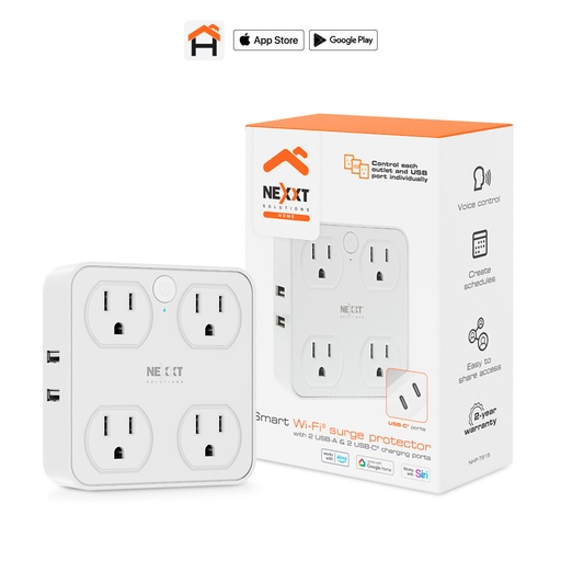 [NHP-T615] Regleta Inteligente Nexxt Solutions NHP-T615 Wi-Fi 2.4 GHz