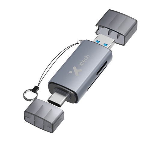 [XTC-581] Lector Dual de Tarjetas Xtech XTC