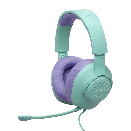 [JBLQTUM100M2CYNAM] Audífonos Alambrícos JBL Quantum 100 M2 Cyan 3.5 mm
