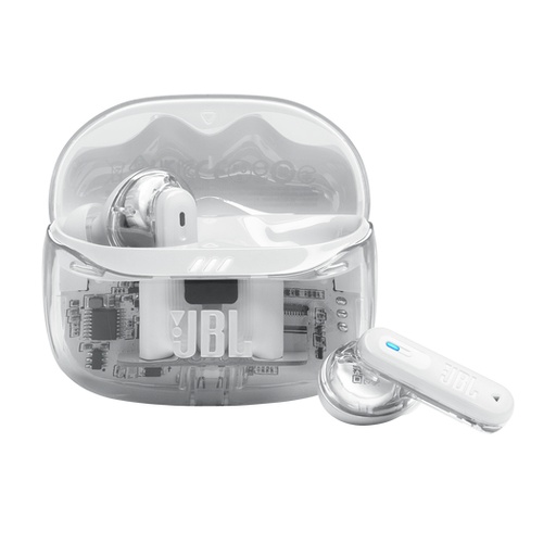 [JBLTBEAM2GWHTAM] Audífonos Inalámbricos JBL Tune Beam 2 Fantasma Blanco Bluetooth 5.3