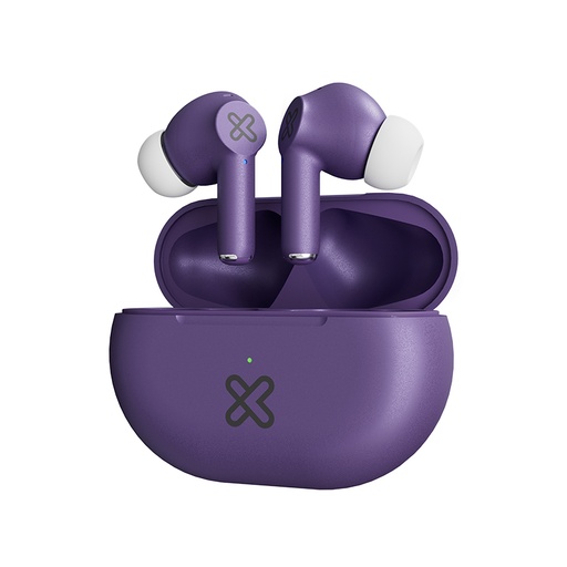 [KTE-015PR] Audífonos Inalámbricos Klip Xtreme Buds-Fi Morado Bluetooth 5.4