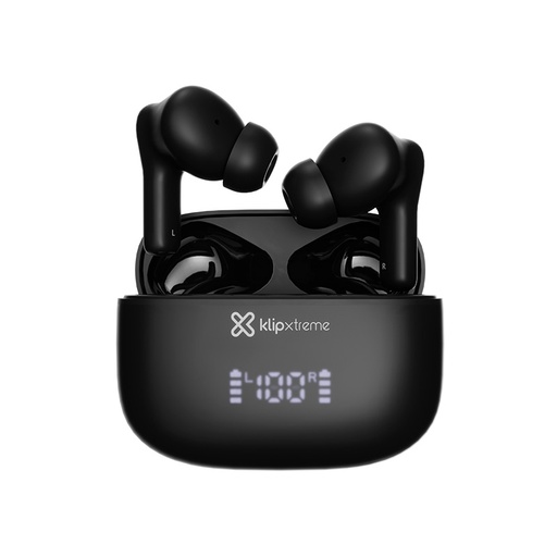 [KTE-850BK] Audífonos Inalámbricos Klip Xtreme EdgeBuds Ultra Negro Bluetooth 5.4