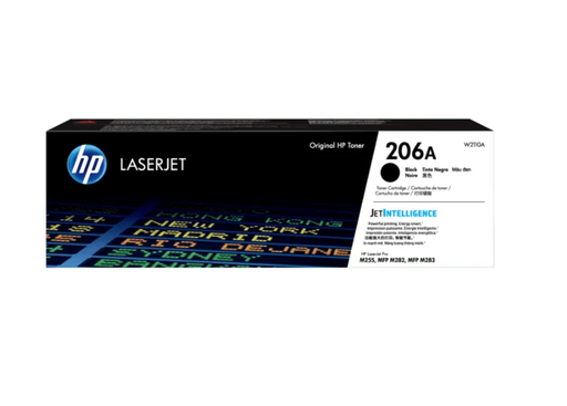 [W2110A] Cartucho de Tóner Original Laserjet H.P. W2110A = 206A Negro