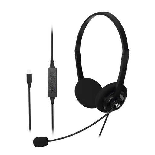 [XTH-245] Audífonos Alámbricos para Oficina Xtech XTH-245 USB-C
