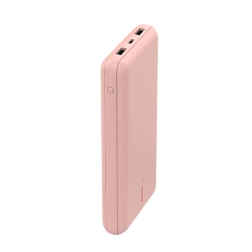 [BPB012BTRG] Batería Externa Belkin BoostCharge 20K 15W Oro Rosa USB-A/C 
