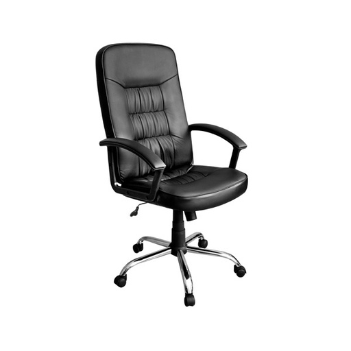 [AM160GEN32] Silla Ejecutiva Ergonómica Xtech Calabria de Símil Cuero con Altura Neumática, Negra