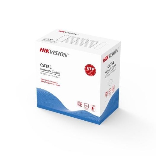 [DS-1LN5E-E/E] Cable de Red UTP Hikvision DS-1LN5E-E/E 350m