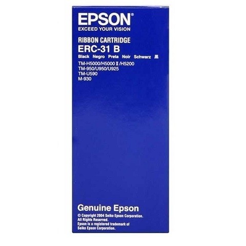 [ERC31B] Cinta de Impresión Epson ERC-31B Negro