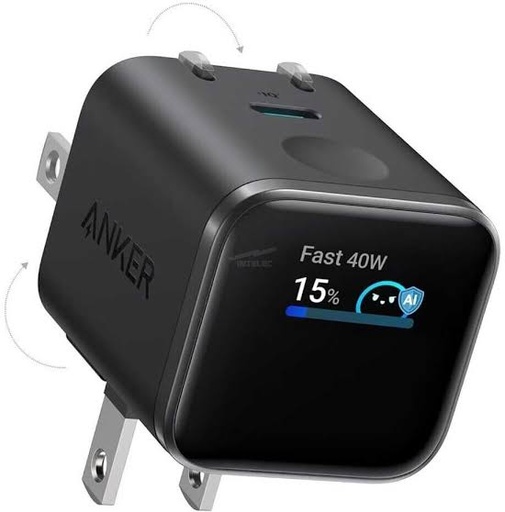 [A121DJ11] Cargador de Pared Rápido Anker Nano 45W con Pantalla Inteligente 
