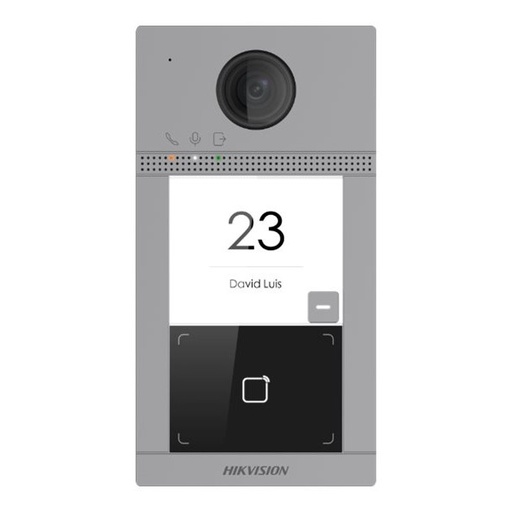 [DS-KV8113-WME1] Videoportero IP Hikvision DS-KV8113-WME1 con Botón de Llamada