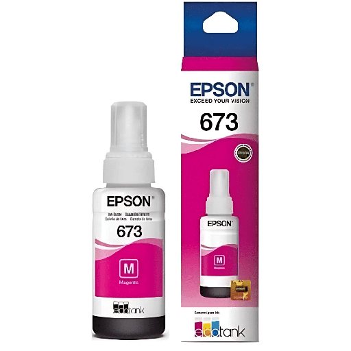 [T673320-AL] Botella de Tinta Epson T673 EcoTank, Magenta