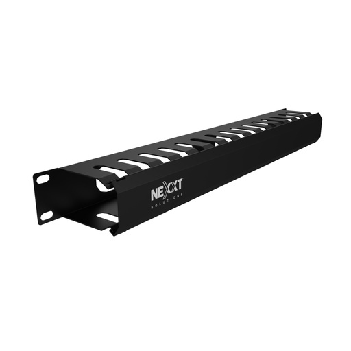 [NPM-DPC1UB] Organizador de Cables Horizontal Nexxt Professional Negro (1U)