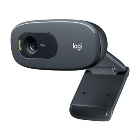 [960-000694] WebCam Logitech C270 HD 720p a 30 FPS Foco FIjo con Micrófono USB