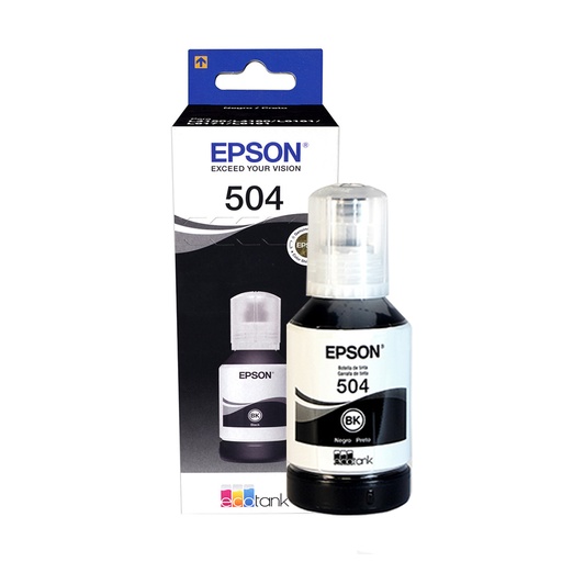[T504120-AL] Botella de Tinta Epson Original T504120 Negro 127ml