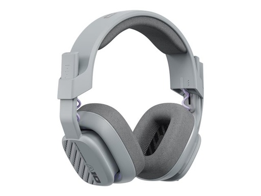 [939-002069] Auriculares Logitech Astro Gaming A10 Gen 2 con Micrófono, Cableado 3.5mm Gris