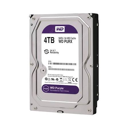 [WD43PURZ] Disco Duro Interno Western Digital Purple 4TB a 5400RPM SATA
