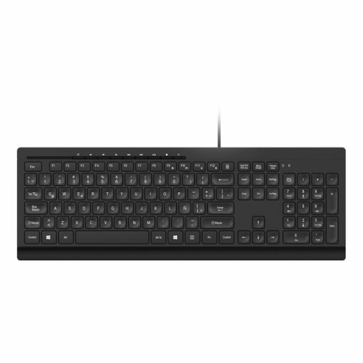 [KKM-252S] Teclado Alámbrico Klip Xtreme Compass USB Negro Español