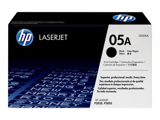[CE505A] Cartucho de Tóner H.P. CE505A =05A Negro LaserJet Original