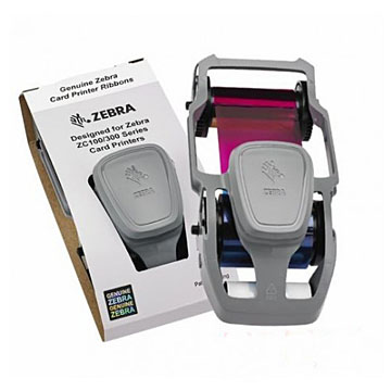 [800300-350LA] Cinta Zebra YMCKO Original ZC100/ZC300 De 200 imágenes