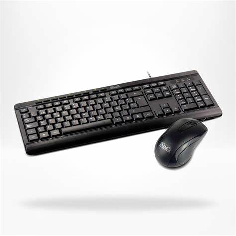 [KCK-251S] Teclado y Mouse Alámbrico Klip Xtreme DeskMate USB Negro Español