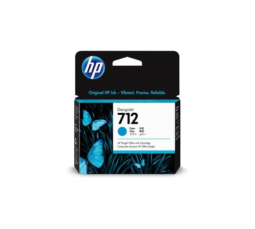 [3ED67A] Cartucho de Tinta HP DesignJet 712 Cyan de 29ml