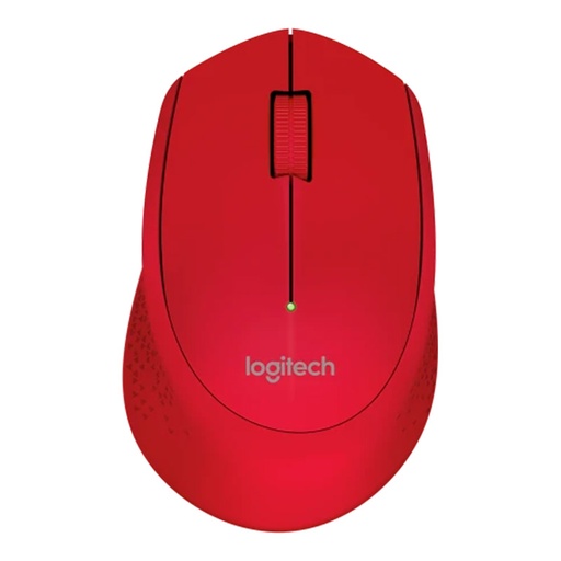 [910-004286] Mouse Logitech Óptico Dpi 1000 (Máx) 3 Botones Inalámbrico hasta 10m Rojo