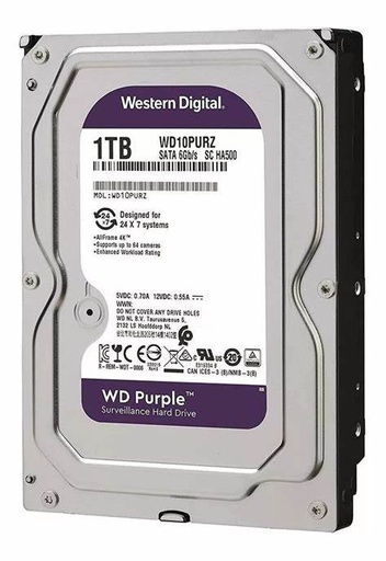 [WD11PURZ] Disco Duro Interno Western Digital Purple 1TB a 5400RPM SATA