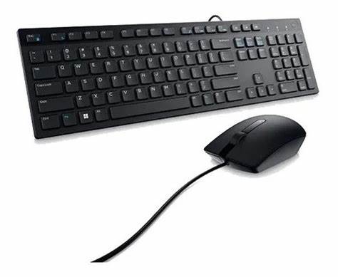 [KM300C-LTN] Combo de Teclado y Mouse Alámbrico Dell KM300C Negro en Español USB