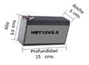 [HBT12V5.5] Batería HBT para UPS 12V 5.5Ah ABS Para BE600M1