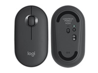 [910-007049] Mouse Logitech Óptico Pebble 2 M350s, Inalámbrico, RF + Bluetooth, 4000DPI, Grafito