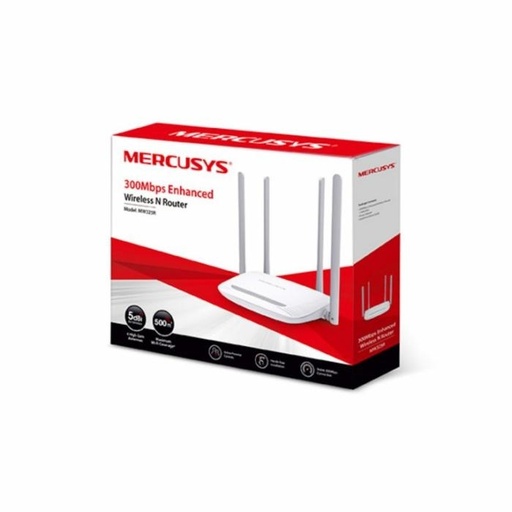 [MW325R] Enrutador inalámbrico Mercusys MW325R Enhanced Wireless N Dual Band 2.4 GHz  y 2.5 GHz Wi-Fi