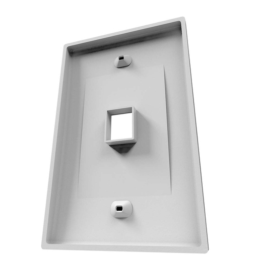 [AW160NXT01] Placa de montaje Nexxt 1 Puerto blanco
