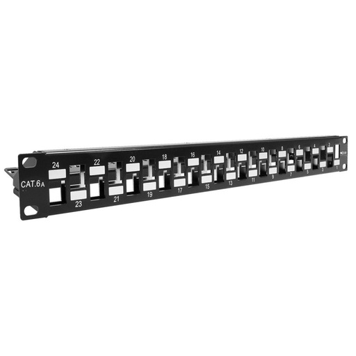 [NAW-PNEL6A24] Panel de conexión modular Nexxt 1U Cat.6 De 24 Puertos