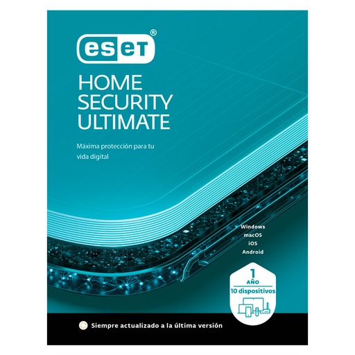 [EHSU-ESD1-10D] Licencia ESET Home Security Ultimate 10 *DIGITAL*  1 Año ESD