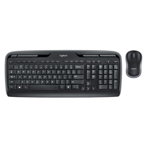 [920-002836] Combo de Teclado y Mouse Logitech MK320 Inalámbrico USB Negro