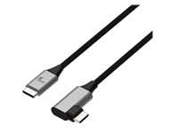 [XTC-531] Cable USB Tipo C macho a USB Tipo C PD 60W macho, Tipo L - 3m Negro