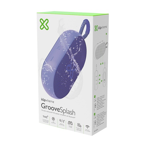 [KBS-030PR] Bocina portátil Inalámbrico Klip Xtreme KBS-030PR 6W Color Purpura