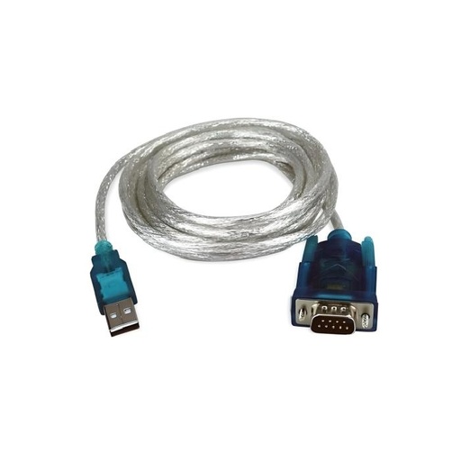 [XTC-319] Cable convertidor Xtech XTC-319 De USB a Serial DB9 3mts Color Plateado