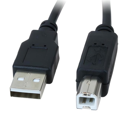 [XTC-303] Cable para Impresora Xtech XTC-303 USB-A a USB-B 3m Color Negro