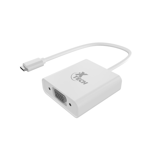 [XTC-551] Adaptador Xtech  XTC-551 De USB-C a VGA Color Blanco