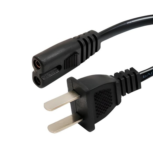 [XTC-110] Cable de Alimentación Xtech XTC-110 De 2 Pines para Laptop 1.8m