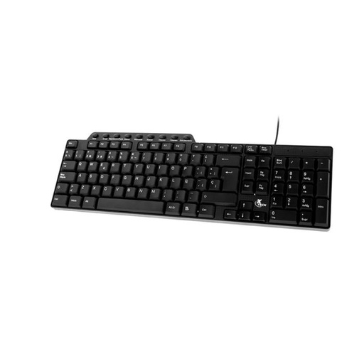 [XTK-160S] Teclado Alámbrico Xtech XTK-160S USB con Teclas Multimedia