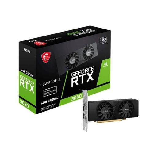 [824142348697] Tarjeta de Video MSI GeForce RTX 3050 6G OC 6GB GDDR6 De Bajo Perfil
