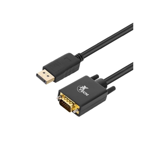 [XTC-377] Adaptador de Video Xtech XTC-377 DisplayPort a VGA 1.7m
