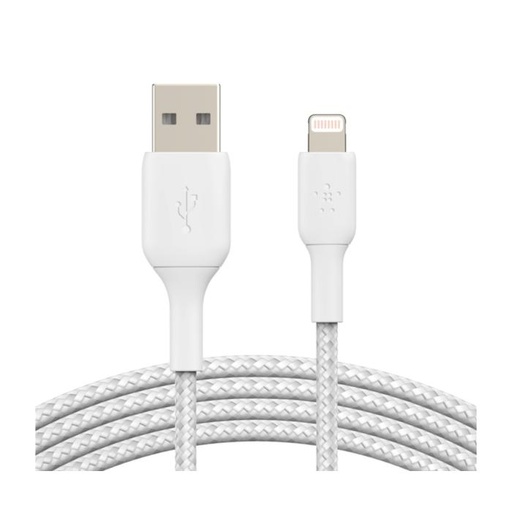 [CAA002BT1MWH] Cable de Carga Belkin BoostCharge Lightning a USB-A 1m