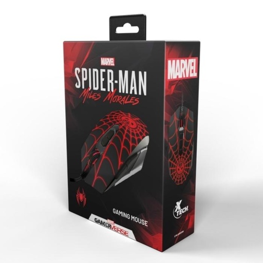 [XTM-M520SM] Mouse Gaming Xtech Edición Spiderman De 7 Botones