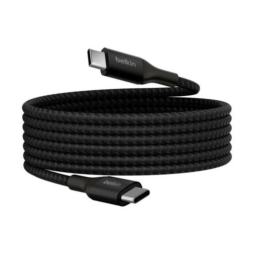[CAB015BT2MBK] Cable Belkin CAB015BT2MBK De Carga Trenzado USB C a USB C 2m
